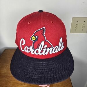 Red and Black Cardinals Cap
